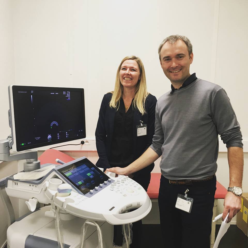 Dr Deniss Sõritsa with VolusonE10 in Paris 2018