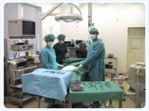 gynekolog doktor Andrei Sõritsa innan du startar operation i Elite privat fertilitetsbehandling Clinic